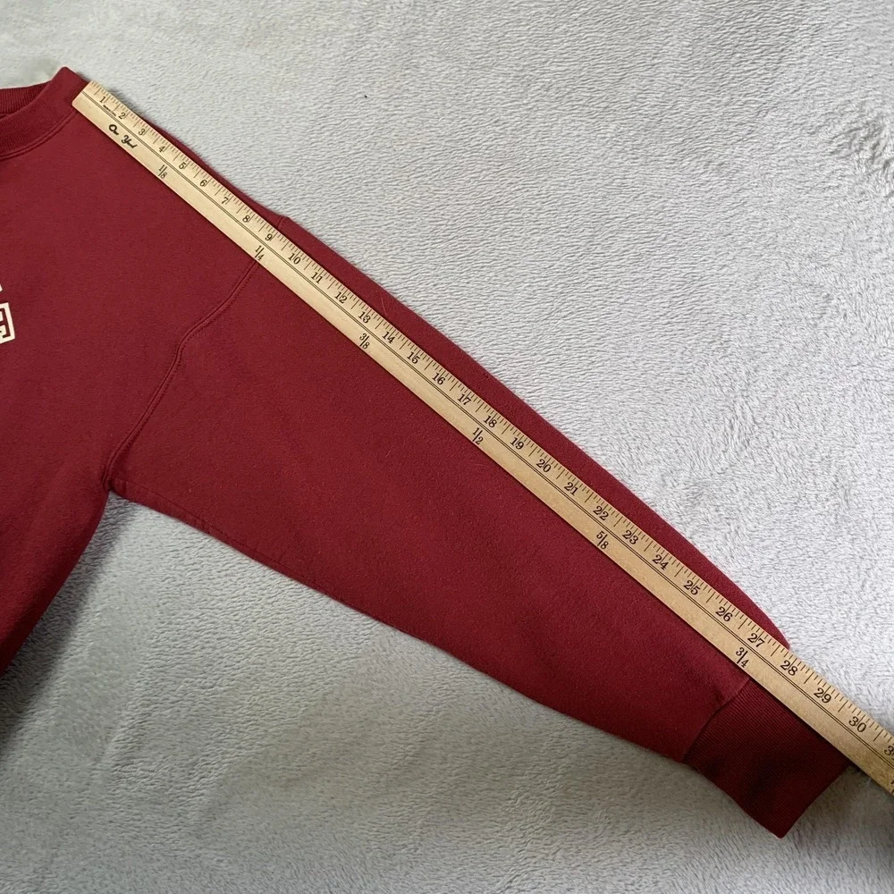 Vintage 1996 Star Trek Starfleet‎ Academy Sweatshirt Mens L Red Hanes 90s - Picture 6 of 12